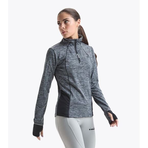 Diadora Black Polyester Women's Sweatshirt - Picture 3 of 6